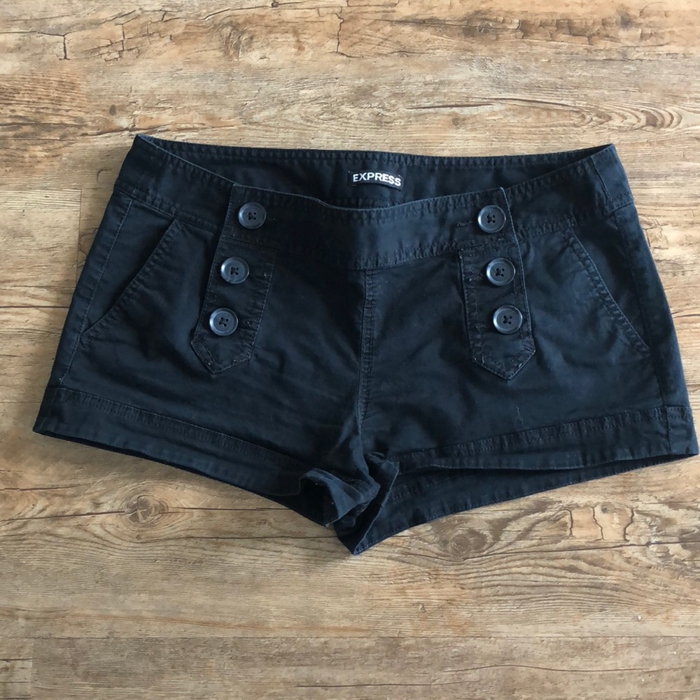 Black Express Sailor Shorts
